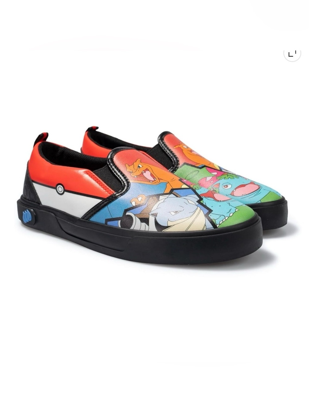 Pokémon low top slip on shoes